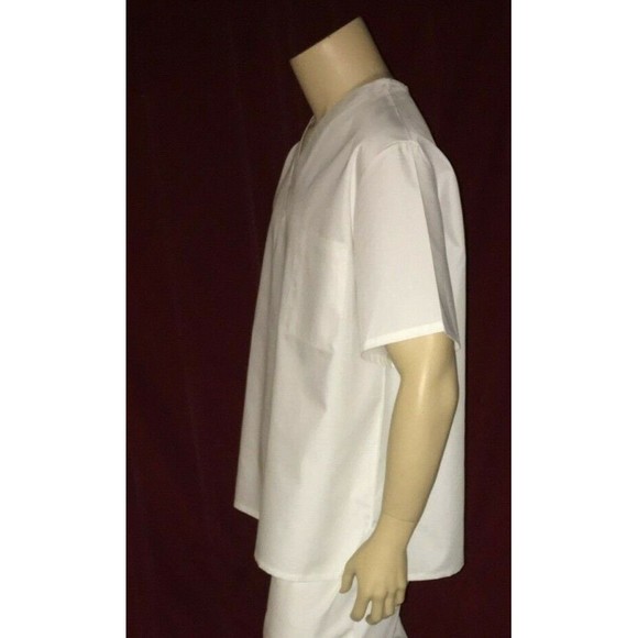 Set of 5 - 5XL PRISM Men Women Medical Nursing Uniform 1 Pocket V-Neck Scrub Top - Picture 3 of 9